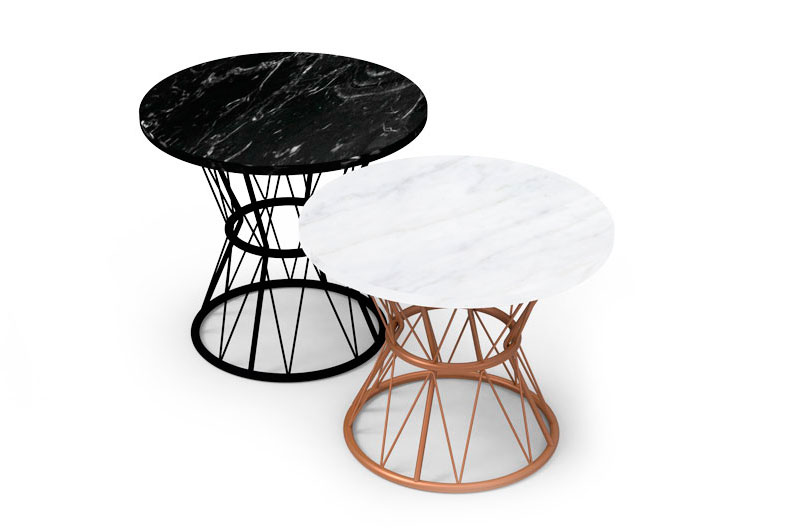 Mesa Atenea una pieza única para complementar cualquier espacio. La colección Atenea presenta mesas auxiliares metálicas en atractivos colores para usar de forma conjunta o individual.